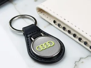 Audi Catena Chiavi Vera Pelle Design Duro Edizione Forza
